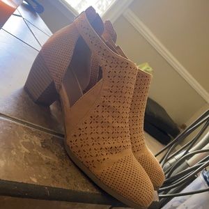 Brown/ rusted orange shoes